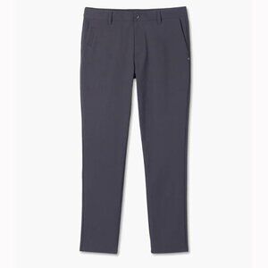 Vuori Men's Charcoal Cascade Tech Chino Pant Athletic Slim Fit 32"